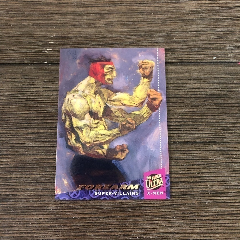 X-men ’94 Fleer Ultra trading card: Forearm (Super-Villains) #93